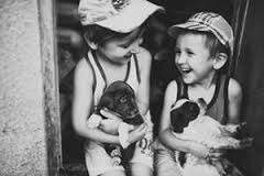 purity b-w old kid photo