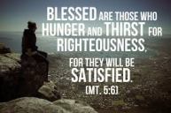righteousness hunger for verse